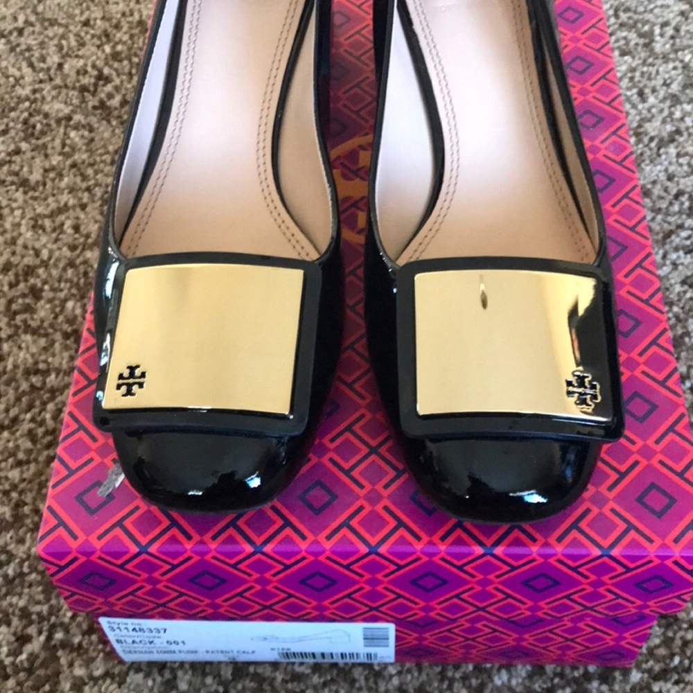 ‼️SOLD‼️💯Authentic Tory Burch Tiernan Pump - Picture 3 of 7